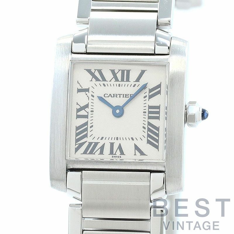 【中古】CARTIER TANK FRANCAISE SMALL MODEL カルティエ タンク フランセーズ SM W51008Q3