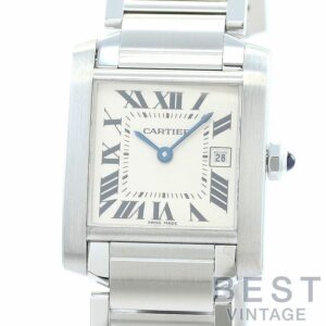 【中古】CARTIER TANK FRANCAISE MEDIUM MODEL カルティエ タンク フランセーズ MM W51011Q3