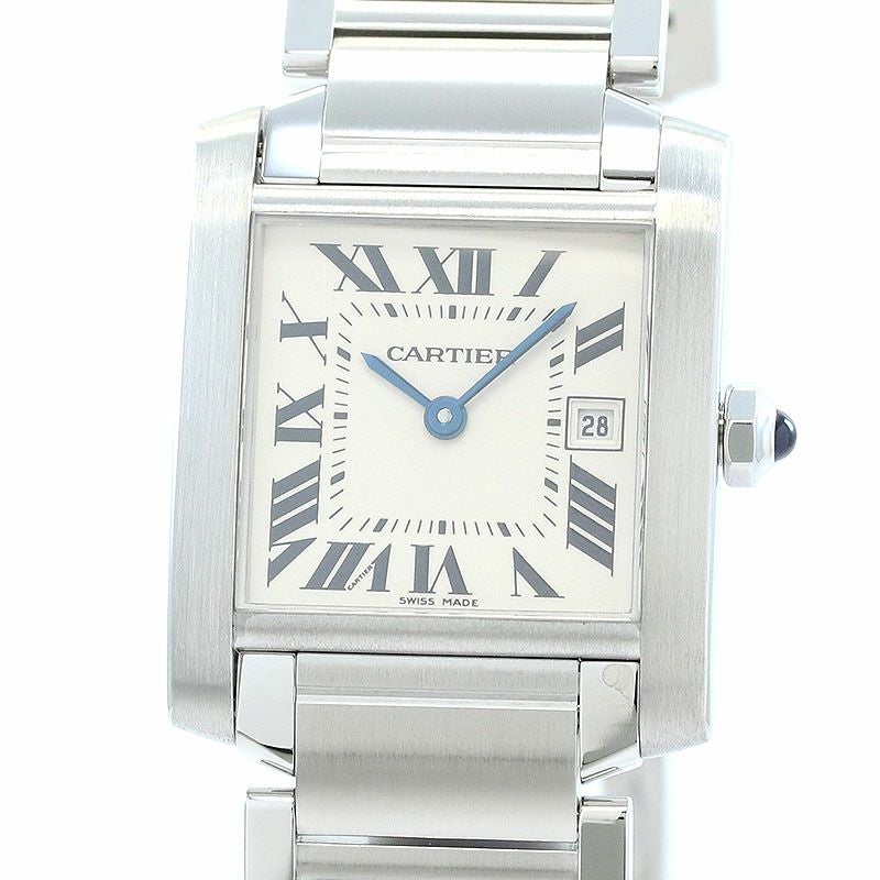 【中古】CARTIER TANK FRANCAISE MEDIUM MODEL カルティエ タンク フランセーズ MM W51011Q3