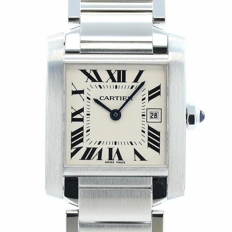【中古】CARTIER TANK FRANCAISE MEDIUM MODEL カルティエ タンク フランセーズ MM W51011Q3
