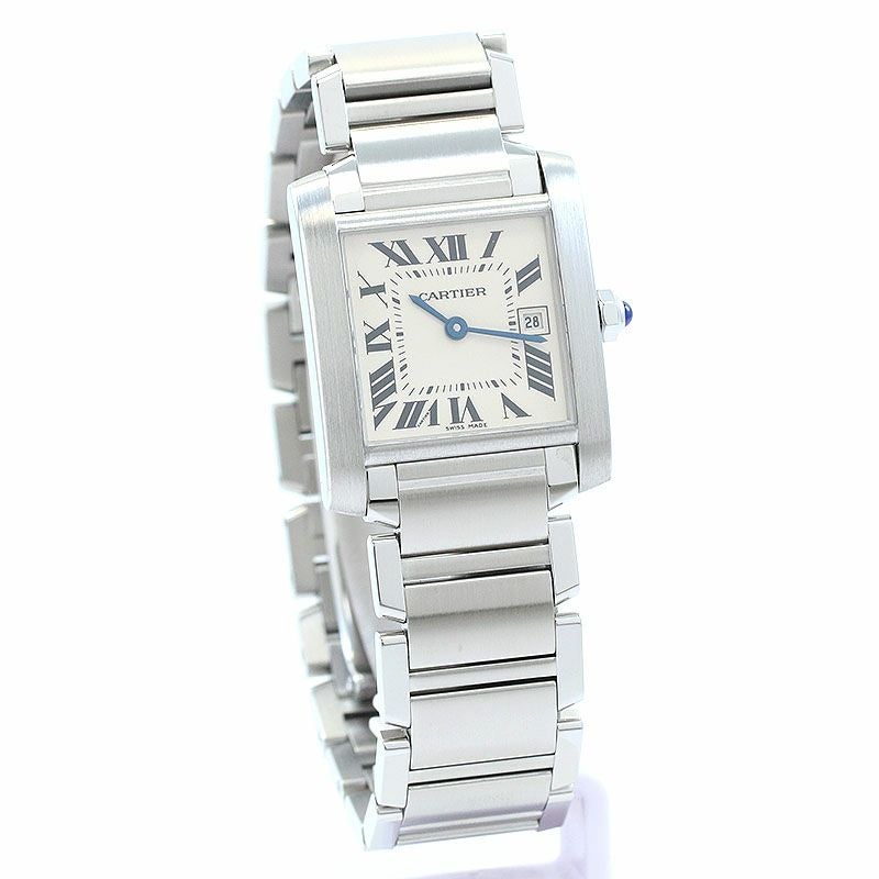 【中古】CARTIER TANK FRANCAISE MEDIUM MODEL カルティエ タンク フランセーズ MM W51011Q3