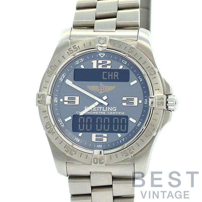 【中古】BREITLING AEROSPACE / AEROSPACE AVANTAGE ブライトリング エアロスペース / エアロスペース アヴァンタージュ E7936210/M513/130E (E792M13PRT)
