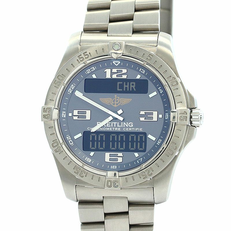 【中古】BREITLING AEROSPACE / AEROSPACE AVANTAGE ブライトリング エアロスペース / エアロスペース アヴァンタージュ E7936210/M513/130E (E792M13PRT)