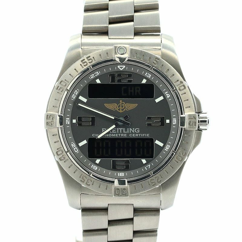 【中古】BREITLING AEROSPACE / AEROSPACE AVANTAGE ブライトリング エアロスペース / エアロスペース アヴァンタージュ E7936210/M513/130E (E792M13PRT)
