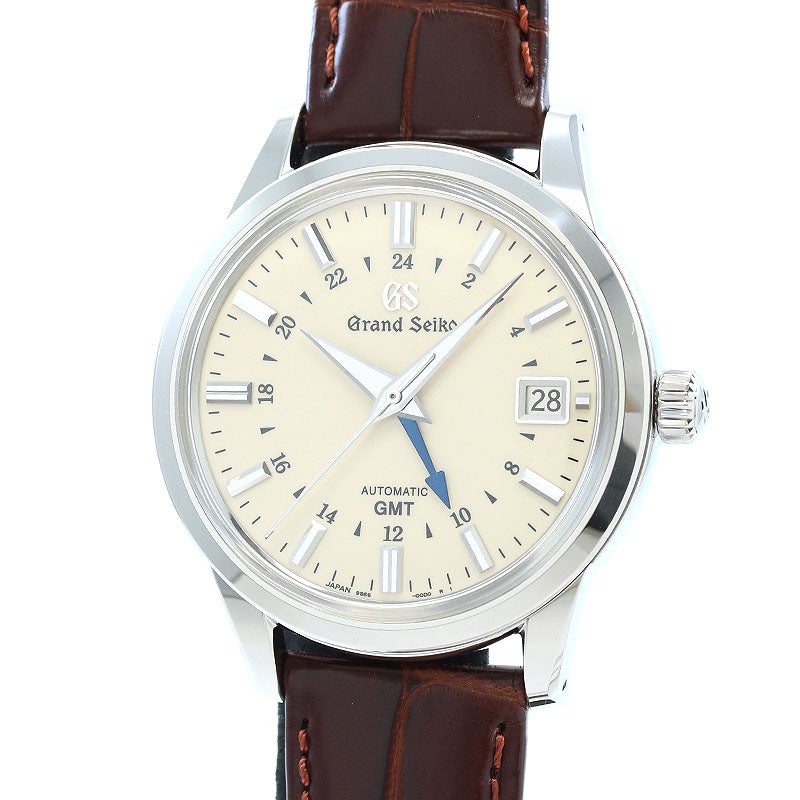 【中古】GRAND SEIKO ELEGANCE COLLECTION 9S MECHANICAL GMT グランドセイコー エレガンスコレクション 9Sメカニカル GMT SBGM221 (9S66-00A0)
