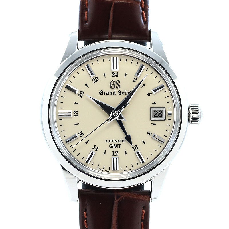 【中古】GRAND SEIKO ELEGANCE COLLECTION 9S MECHANICAL GMT グランドセイコー エレガンスコレクション 9Sメカニカル GMT SBGM221 (9S66-00A0)