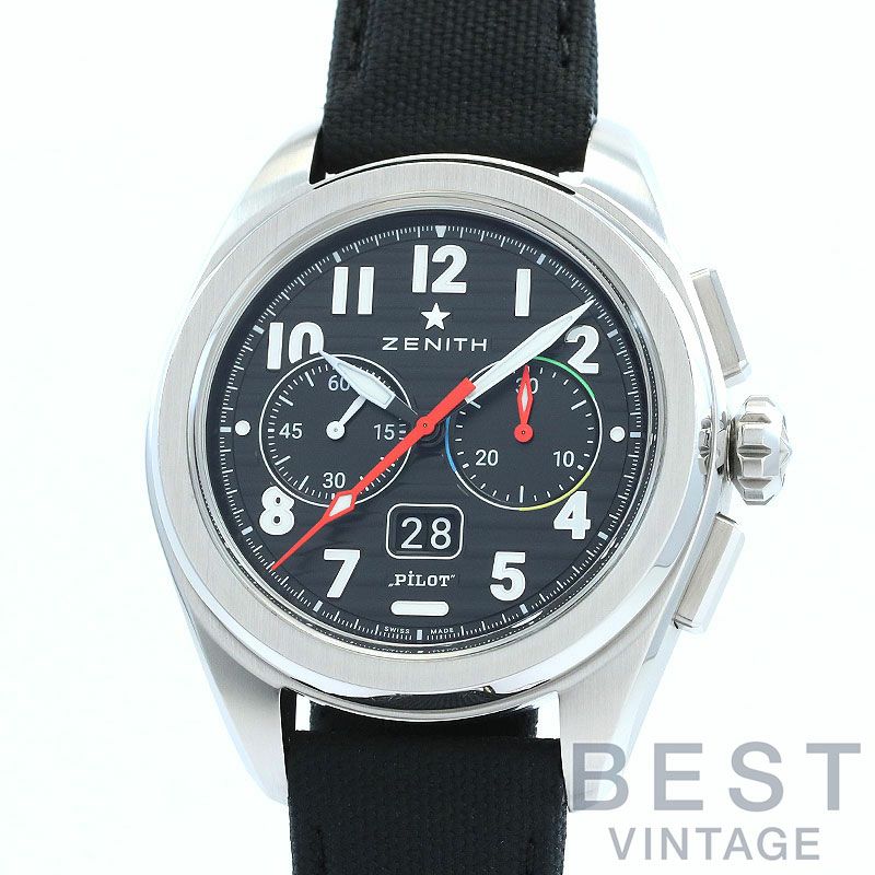 【中古】ZENITH PILOT BIG DATE FLYBACK ゼニス パイロット ビッグデイト フライバック 03.4000.3652/21.I001