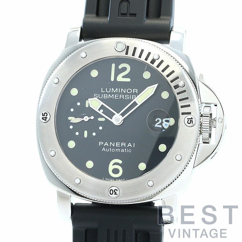 【中古】OFFICINE PANERAI LUMINOR SUBMERSIBLE AUTOMATIC ACCIAIO 44MM オフィチーネ・パネライ ルミノール サブマーシブル オートマティック アッチャイオ 44MM PAM00024