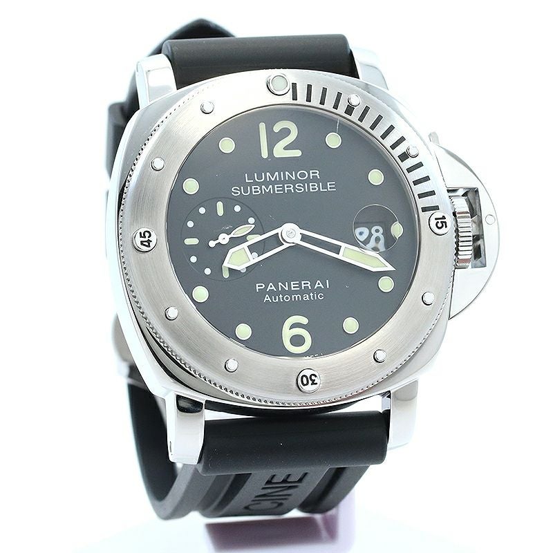 【中古】OFFICINE PANERAI LUMINOR SUBMERSIBLE AUTOMATIC ACCIAIO 44MM オフィチーネ・パネライ ルミノール サブマーシブル オートマティック アッチャイオ 44MM PAM00024