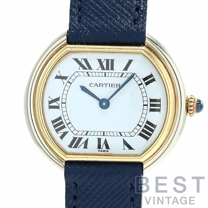 【中古】CARTIER ELLIPSE LARGE MODEL PARIS DIAL カルティエ エリプス LM PARISダイヤル 85521152 (78209)