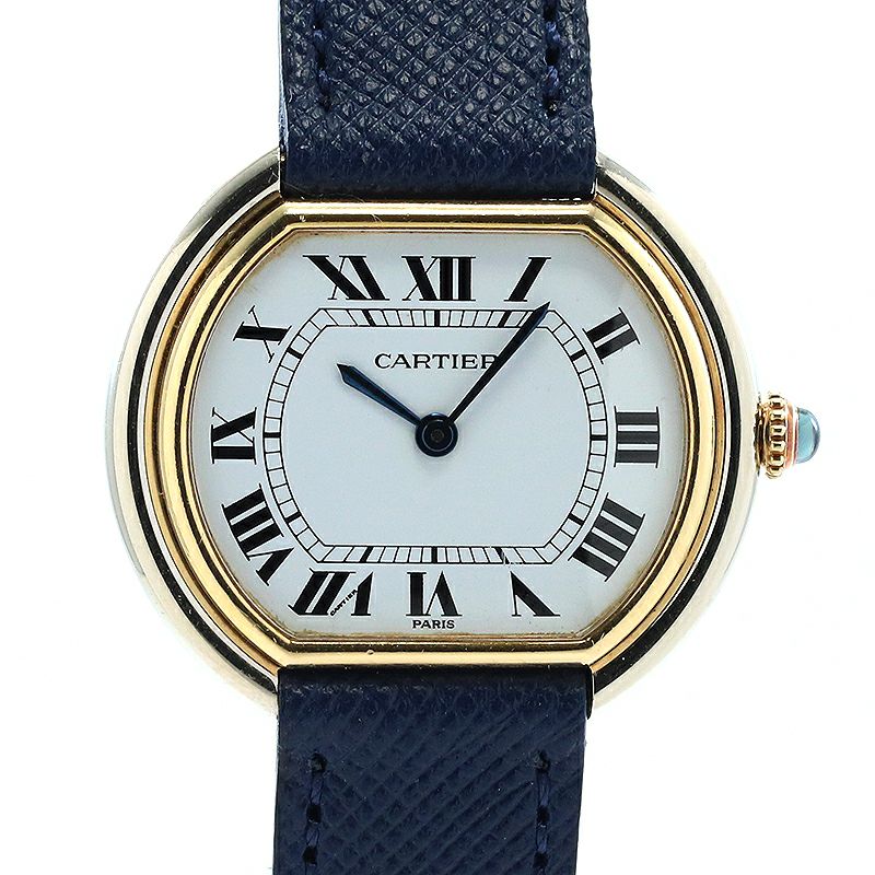 【中古】CARTIER ELLIPSE LARGE MODEL PARIS DIAL カルティエ エリプス LM PARISダイヤル 85521152 (78209)