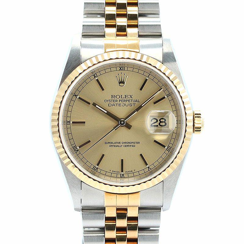【中古】ROLEX OYSTER PERPETUAL DATEJUST 36 ロレックス オイスターパーペチュアル デイトジャスト 36 16233