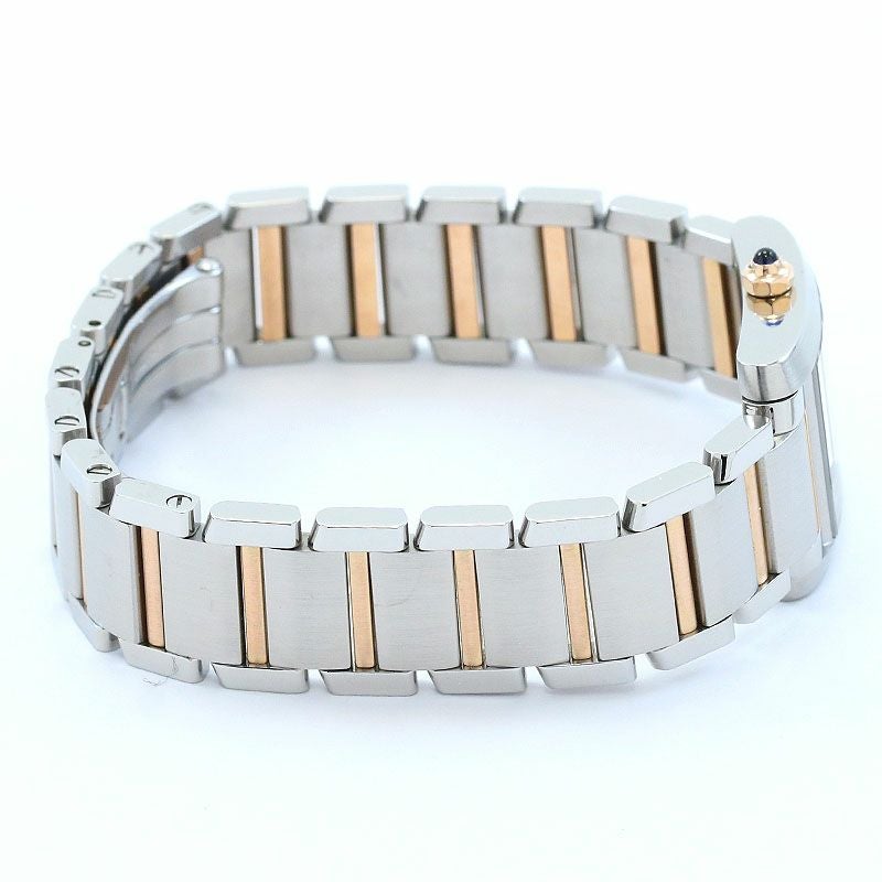 【中古】CARTIER TANK FRANCAISE SMALL MODEL 160TH ANNIVERSARY 2007 CHRISTMAS カルティエ タンクフランセーズ SM 160周年 2007年 クリスマス限定モデル W51036Q4