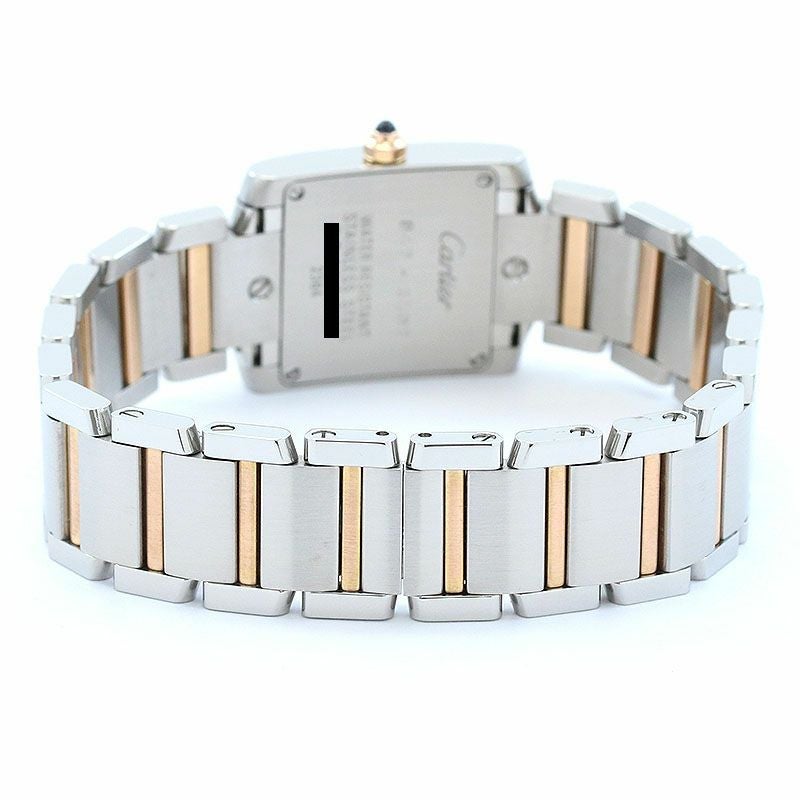 【中古】CARTIER TANK FRANCAISE SMALL MODEL 160TH ANNIVERSARY 2007 CHRISTMAS カルティエ タンクフランセーズ SM 160周年 2007年 クリスマス限定モデル W51036Q4