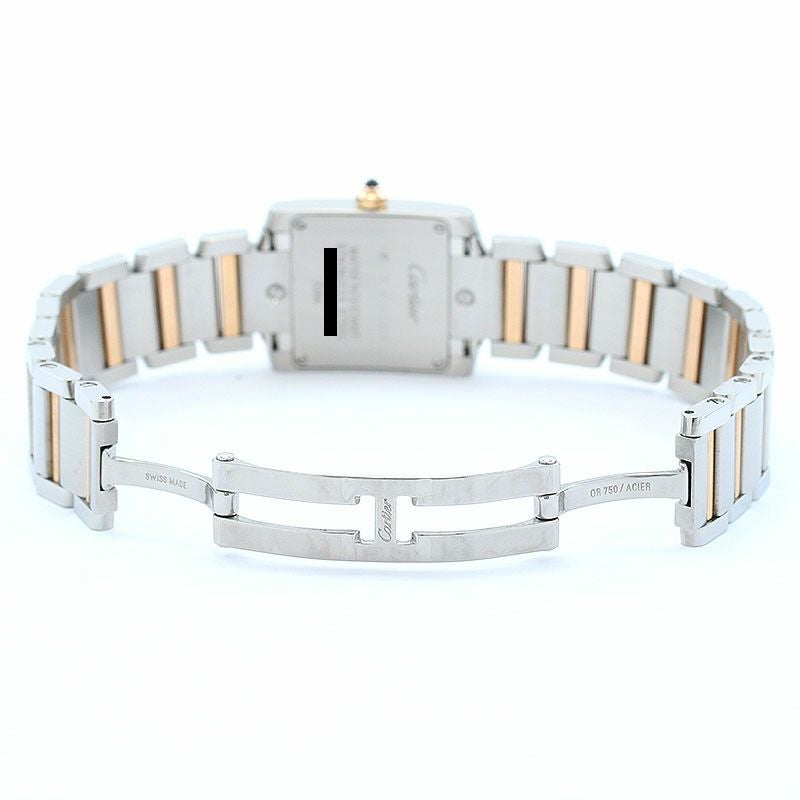 【中古】CARTIER TANK FRANCAISE SMALL MODEL 160TH ANNIVERSARY 2007 CHRISTMAS カルティエ タンクフランセーズ SM 160周年 2007年 クリスマス限定モデル W51036Q4