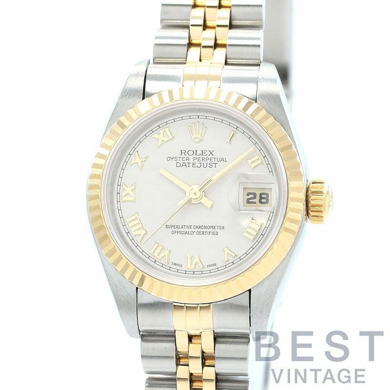 【中古】ROLEX OYSTER PERPETUAL LADY-DATEJUST 26 PYRAMID DIAL ロレックス オイスターパーペチュアル レディ デイトジャスト 26 ピラミッドダイヤル 69173
