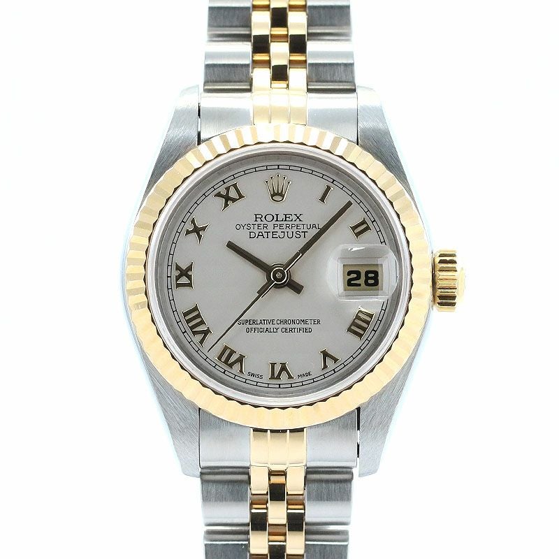 【中古】ROLEX OYSTER PERPETUAL LADY-DATEJUST 26 PYRAMID DIAL ロレックス オイスターパーペチュアル レディ デイトジャスト 26 ピラミッドダイヤル 69173