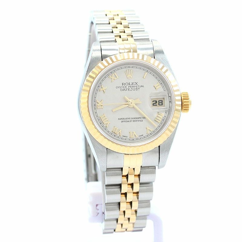 【中古】ROLEX OYSTER PERPETUAL LADY-DATEJUST 26 PYRAMID DIAL ロレックス オイスターパーペチュアル レディ デイトジャスト 26 ピラミッドダイヤル 69173