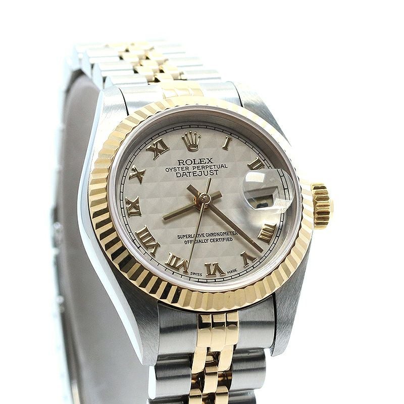【中古】ROLEX OYSTER PERPETUAL LADY-DATEJUST 26 PYRAMID DIAL ロレックス オイスターパーペチュアル レディ デイトジャスト 26 ピラミッドダイヤル 69173