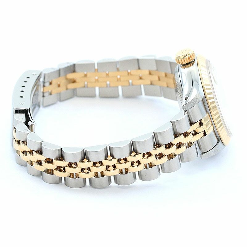 【中古】ROLEX OYSTER PERPETUAL DATE LADY 26 LINEN DIAL ロレックス オイスターパーペチュアル デイト レディ 26 リネンダイヤル 69173