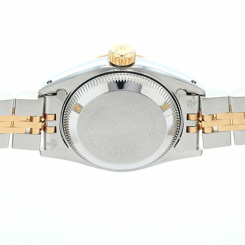 【中古】ROLEX OYSTER PERPETUAL DATE LADY 26 LINEN DIAL ロレックス オイスターパーペチュアル デイト レディ 26 リネンダイヤル 69173