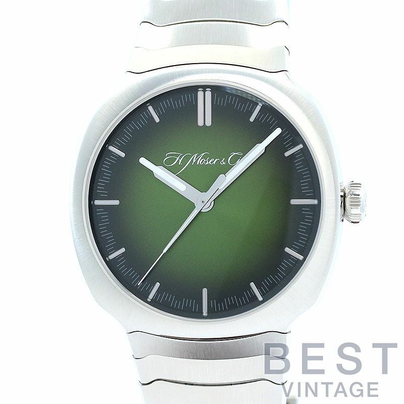 【中古】H.MOSER STREAMLINER CENTRE SECONDS MATRIX GREEN FUME H.モーザー ストリームライナー・センターセコンド マトリックスグリーン フュメ 6200-1200