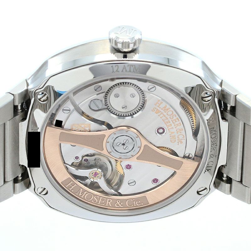 【中古】H.MOSER STREAMLINER CENTRE SECONDS MATRIX GREEN FUME H.モーザー ストリームライナー・センターセコンド マトリックスグリーン フュメ 6200-1200