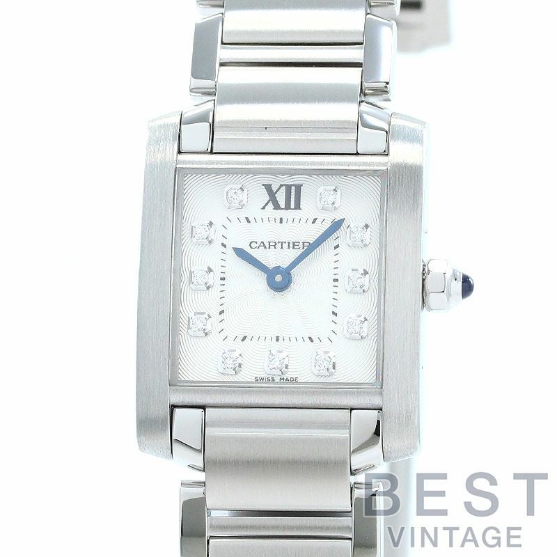 【中古】CARTIER TANK FRANCAISE SMALL MODEL カルティエ タンク フランセーズ SM WE110006