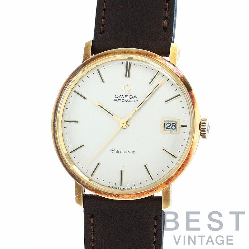 【中古】OMEGA GENEVE ROUND AUTOMATIC DATE オメガ ジュネーブ ラウンド オートマティック デイト 162.003