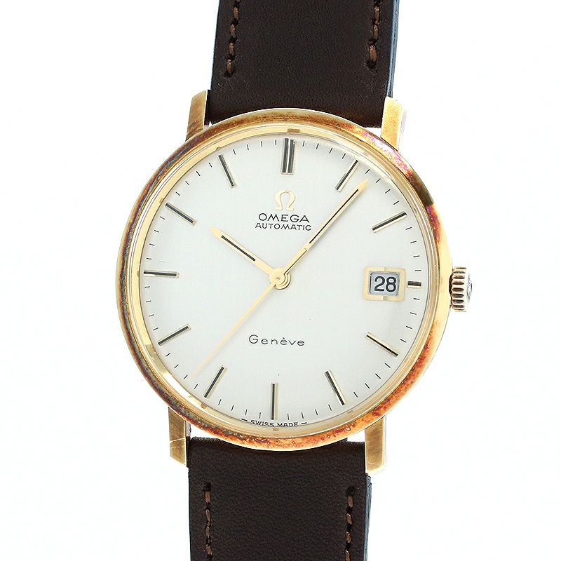 【中古】OMEGA GENEVE ROUND AUTOMATIC DATE オメガ ジュネーブ ラウンド オートマティック デイト 162.003