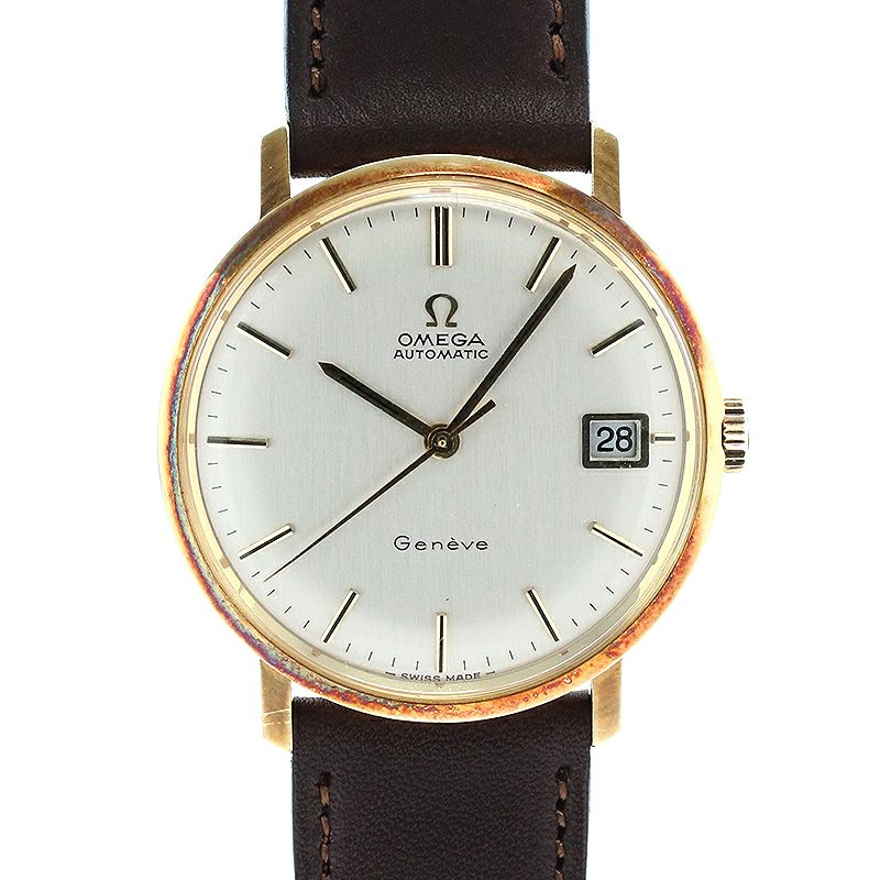 【中古】OMEGA GENEVE ROUND AUTOMATIC DATE オメガ ジュネーブ ラウンド オートマティック デイト 162.003