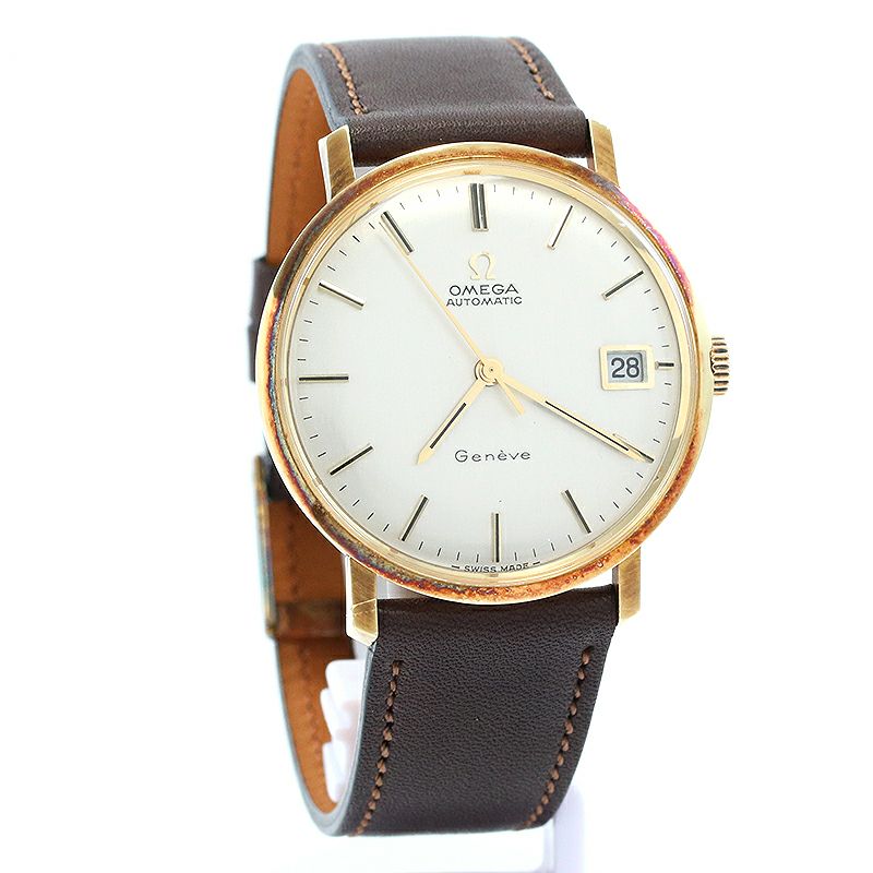 【中古】OMEGA GENEVE ROUND AUTOMATIC DATE オメガ ジュネーブ ラウンド オートマティック デイト 162.003