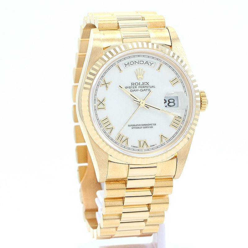 【中古】ROLEX OYSTER PERPETUAL DAY-DATE 36 SHANTUNG DIAL ロレックス オイスターパーペチュアル デイデイト 36 シャンタンダイヤル 18238