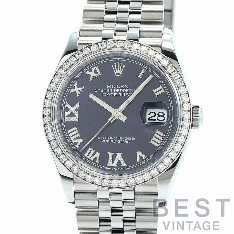 【中古】ROLEX OYSTER PERPETUAL DATEJUST 36 ロレックス オイスター パーペチュアル デイトジャスト 36 M126284RBR-0013