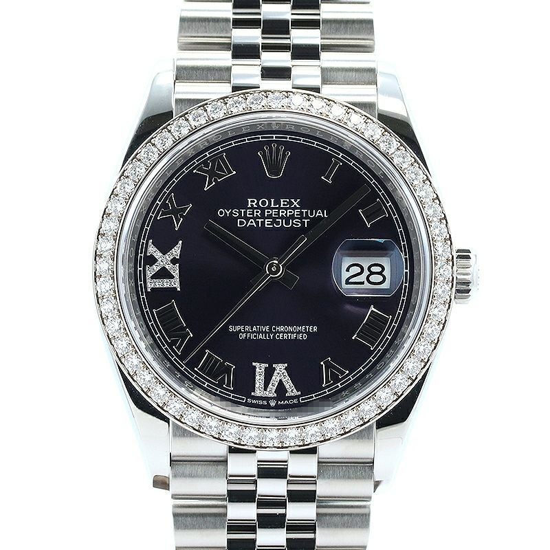 【中古】ROLEX OYSTER PERPETUAL DATEJUST 36 ロレックス オイスター パーペチュアル デイトジャスト 36 M126284RBR-0013