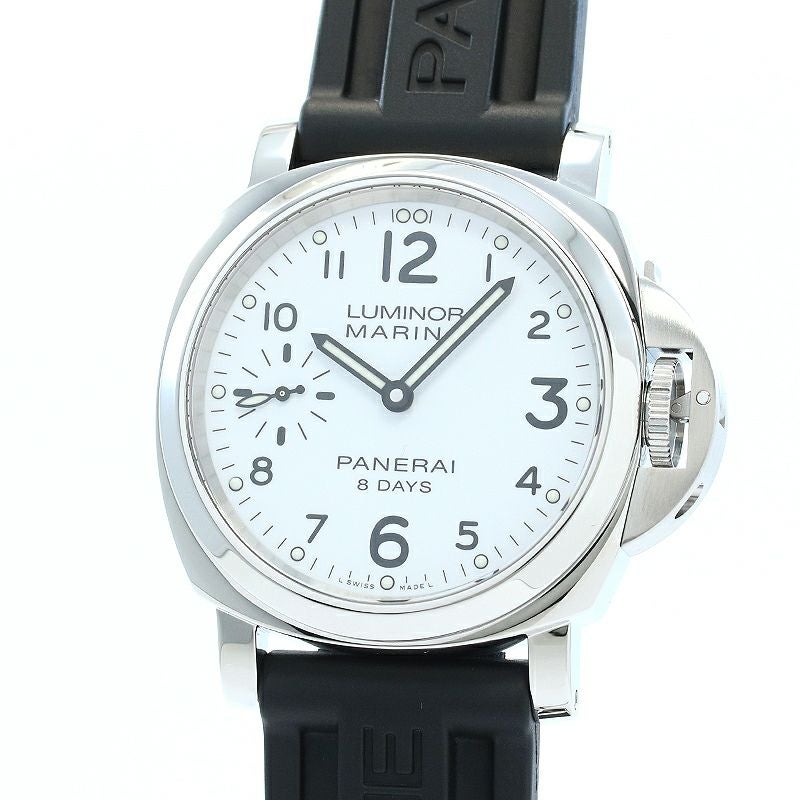 【中古】OFFICINE PANERAI LUMINOR MARINA 8 DAYS ACCIAIO 44MM オフィチーネ・パネライ ルミノール マリーナー 8デイズ アッチャイオ 44MM PAM00563