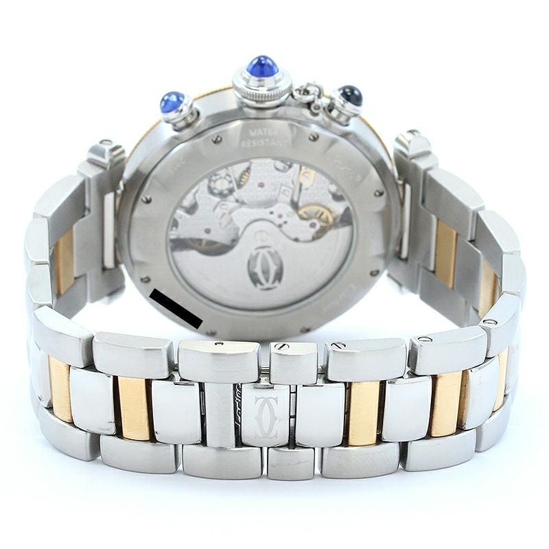 【中古】CARTIER PASHA DE CARTIER PLONGEUR CHRONOGRAPH カルティエ パシャ ドゥ カルティエ プロンジャー クロノグラフ 38MM W31036T6
