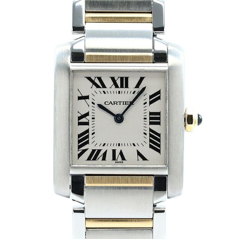 【中古】CARTIER TANK FRANCAISE MEDIUM MODEL カルティエ タンク フランセーズ MM W51006Q4
