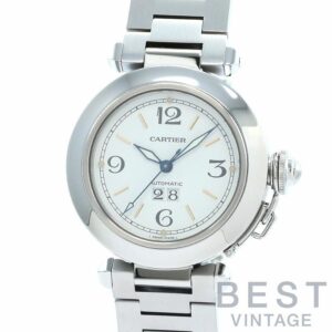 【中古】CARTIER PASHA C DE CARTIER 35MM BIG DATE カルティエ パシャC ドゥ カルティエ 35MM ビッグデイト W31044M7