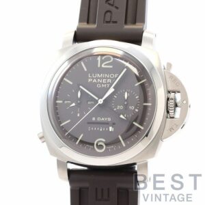 【中古】OFFICINE PANERAI LUMINOR 1950 CHRONO MONOPULSANTE 8 DAYS GMT TITANIO 44MM オフィチーネ・パネライ ルミノール 1950 クロノ モノプルサンテ 8デイズ GMT チタニオ 44MM PAM00311