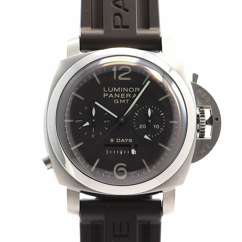 【中古】OFFICINE PANERAI LUMINOR 1950 CHRONO MONOPULSANTE 8 DAYS GMT TITANIO 44MM オフィチーネ・パネライ ルミノール 1950 クロノ モノプルサンテ 8デイズ GMT チタニオ 44MM PAM00311