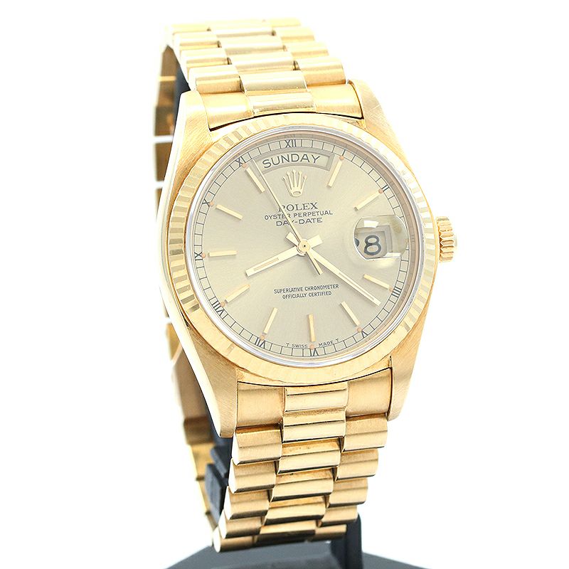 【中古】ROLEX OYSTER PERPETUAL DAY-DATE 36 ロレックス オイスターパーペチュアル デイデイト 36 18038