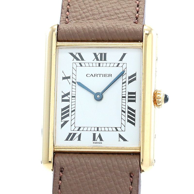 【中古】CARTIER TANK LOUIS CARTIER LARGE MODEL カルティエ タンク ルイ カルティエ LM 83717753 (881052)