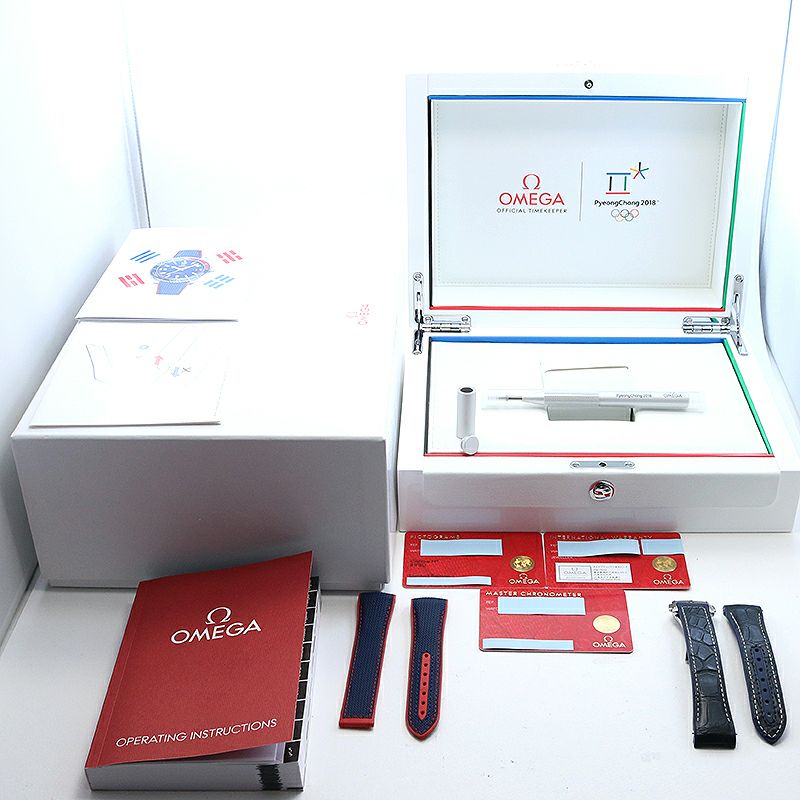 【中古】OMEGA SEAMASTER PLANET OCEAN 600M 43.5MM PYEONGCHANG 2018 LIMITED オメガ シーマスター プラネットオーシャン 600M 43.5MM ピョンチャン 2018 リミテッド 522.32.44.21.03.001