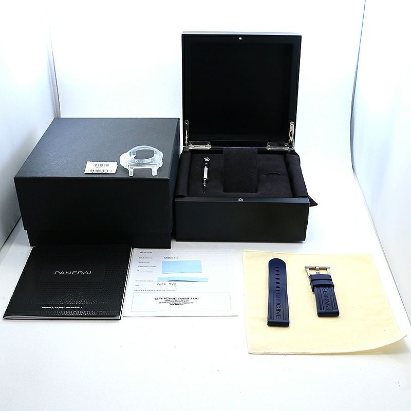 【中古】OFFICINE PANERAI LUMINOR MARINA 44MM LUMINOR 70TH ANNIVERSARY LIMITED オフィチーネ・パネライ ルミノール マリーナ 44MM ルミノール70周年限定 PAM01117