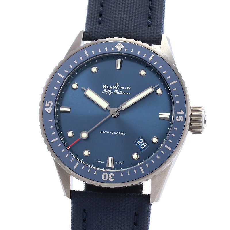 【中古】BLANCPAIN FIFTY FATHOMS BATHYSCAPHE ブランパン フィフティ ファゾムス バチスカーフ 5000-0240-O52A