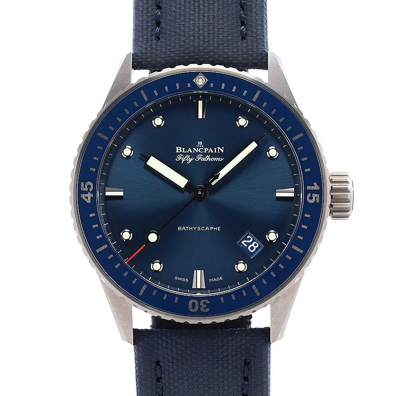 【中古】BLANCPAIN FIFTY FATHOMS BATHYSCAPHE ブランパン フィフティ ファゾムス バチスカーフ 5000-0240-O52A