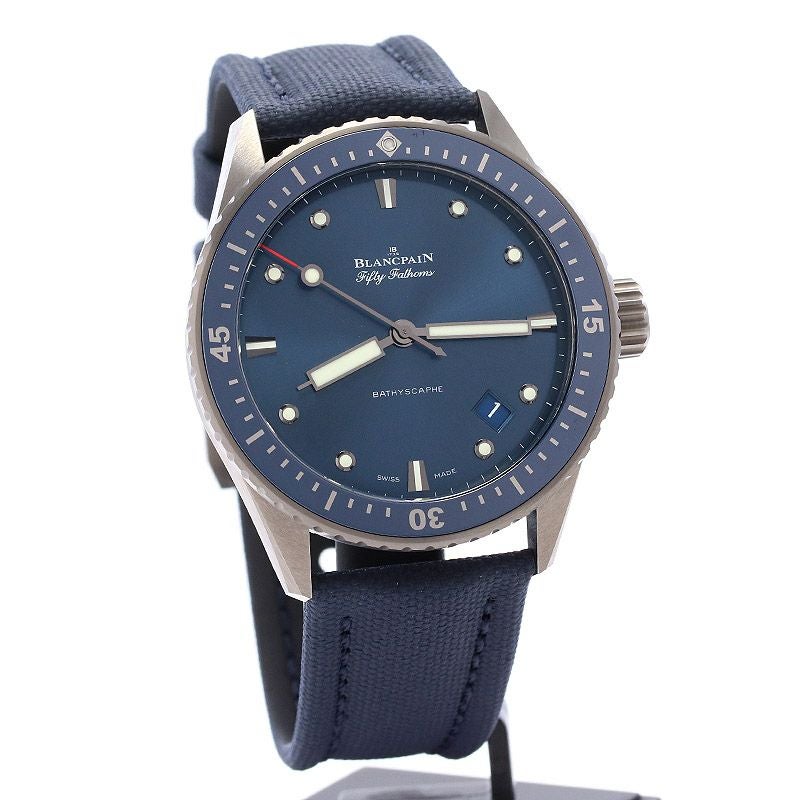 【中古】BLANCPAIN FIFTY FATHOMS BATHYSCAPHE ブランパン フィフティ ファゾムス バチスカーフ 5000-0240-O52A