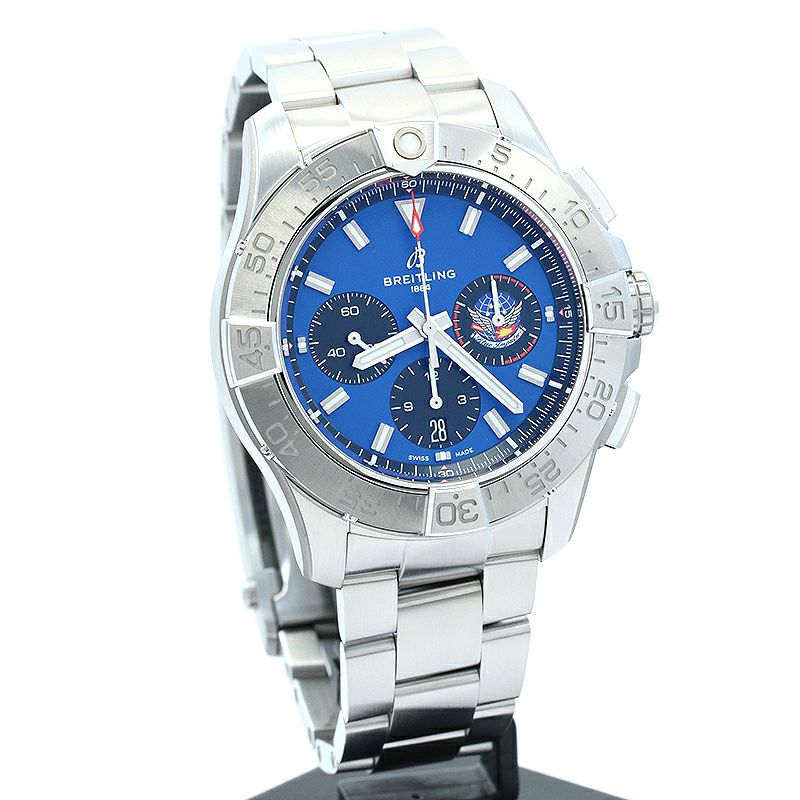 【中古】BREITLING AVENGER B01 CHRONOGRAPH 44 BLUE IMPULSE ブライトリング アベンジャー B01 クロノグラフ 44 ブルーインパルス AB01471A1C1A1