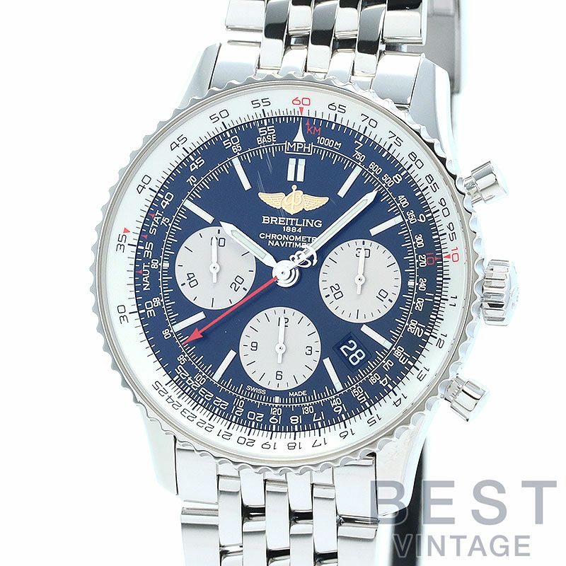 【中古】BREITLING NAVITIMER B01 CHRONOGRAPH 43 JAPAN EDITION ブライトリング ナビタイマー B01 クロノグラフ 43 ジャパンエディション AB0121211B2A1 (S022B-1NP)